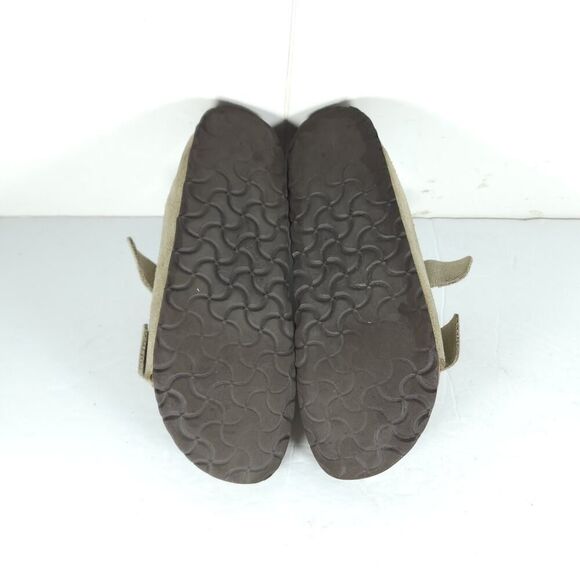 BIRKENSTOCK Women's Arizona US8 EU39 Taupe Suede SoftFB Slide Sandals - Picture 9 of 16